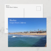 Blackies, Newport Beach, Californië Briefkaart (Voorkant / Achterkant)