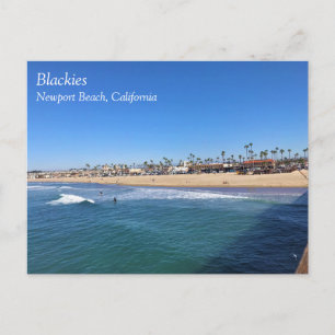 Blackies, Newport Beach, Californië Briefkaart