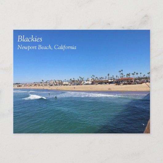Blackies, Newport Beach, Californië Briefkaart (Voorkant)