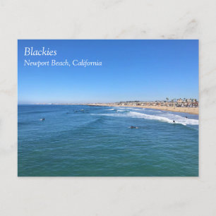 Blackies, Newport Beach, Californië Briefkaart
