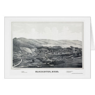Blackinton, MA Panoramic Map - 1889