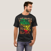 Blackity Black Elke maand Zwarte Geschiedenis BHM  T-shirt (Voorkant volledig)