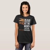 Blackity Black Elke maand Zwarte Geschiedenis BHM  T-shirt (Voorkant volledig)
