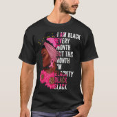 Blackity Black Elke maand Zwarte Geschiedenis BHM  T-shirt (Voorkant)