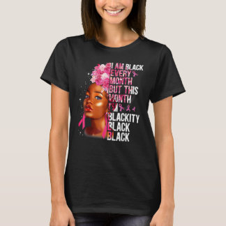Blackity Black Elke maand Zwarte Geschiedenis BHM T-shirt