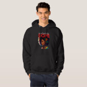 Blackity Black Every Month Black History African A Hoodie (Voorkant volledig)