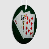 Blackjack 21 point - Ace, Queen, Ten Ornament (voorkant)