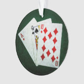 Blackjack 21 point - Ace, Queen, Ten Ornament (voorkant)