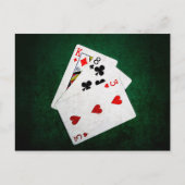 Blackjack 21 point - King, Acht, drie Briefkaart (Voorkant)