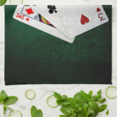 Blackjack 21 point - King, Acht, drie Theedoek (Gevouwen)