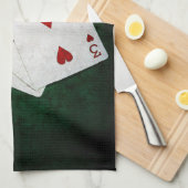 Blackjack 21 point - King, Acht, drie Theedoek (Quarter Fold)
