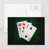 Blackjack 21 point - King, Nine, Two Briefkaart (Voorkant / Achterkant)