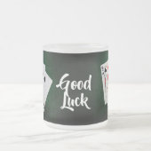 Blackjack 21 point - King, Nine, Two - Good Luck Matglas Koffiemok (Center)