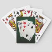 Blackjack 21 point - King, Nine, Two Speelkaarten (Achterkant)