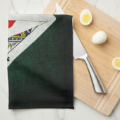 Blackjack 21 point - Queen, Seven, Vier Theedoek (Quarter Fold)