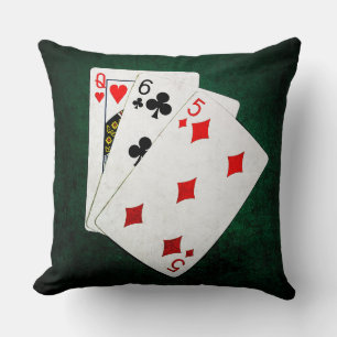 Blackjack 21 point - Queen, Six, Five Kussen