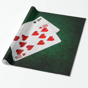 Blackjack 21 punt - Ace, Ten Cadeaupapier