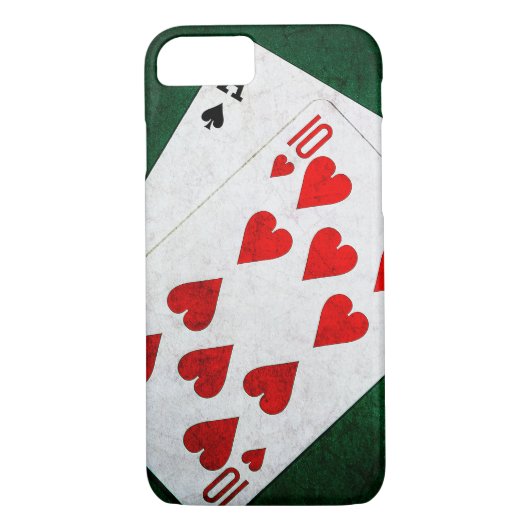 Blackjack 21 punt - Ace, Ten Case-Mate iPhone Case (Achterkant)