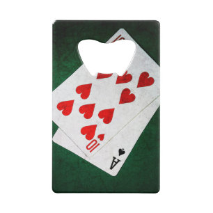 Blackjack 21 punt - Ace, Ten Creditkaart Flessenopener