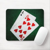 Blackjack 21 punt - Ace, Ten Muismat (Met muis)