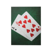 Blackjack 21 punt - Ace, Ten Notitieblok (Linkerzijde)