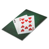 Blackjack 21 punt - Ace, Ten Notitieblok (Schuin)