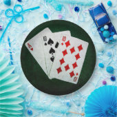 Blackjack 21 punt - Ace, Ten, Ten Papieren Bordje (Feest)