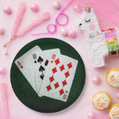 Blackjack 21 punt - Ace, Ten, Ten Papieren Bordje (Feest)