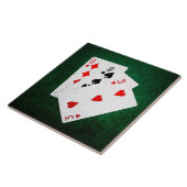 Blackjack 21-punt - Negen, Negen, Drie Tegeltje (Zijkant)