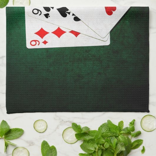 Blackjack 21-punt - Negen, Negen, Drie Theedoek (Gevouwen)