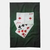 Blackjack 21 punt - Tien, Negen, Twee Theedoek (Verticaal)