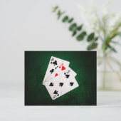 Blackjack 21 punten - acht, acht, vijf briefkaart (Staand voorkant)