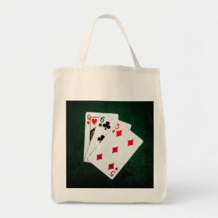 Blackjack 21 punten - Vrouw, Zes, Vijf Tote Bag