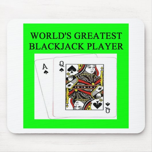 BLACKJACK 21-speler Muismat (Voorkant)