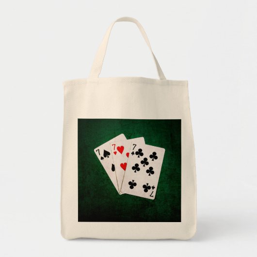 Blackjack 21 - Zeven, Zeven, Zeven Tote Bag (Voorkant)