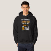 Blackjack And Beer That's Why I'm Here Casino Blac Hoodie (Voorkant volledig)