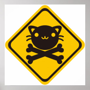 BlackJack (Cat) Poster