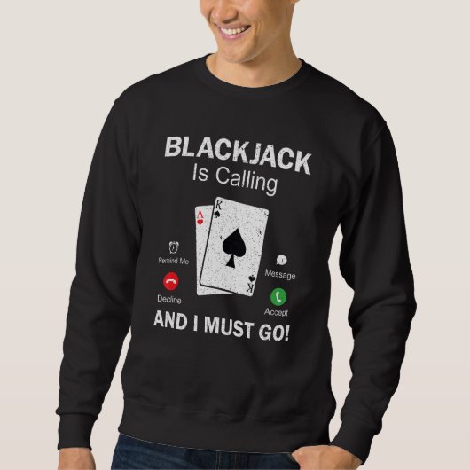 BlackJack Gambling 21 Blackjack Trui (Voorkant)