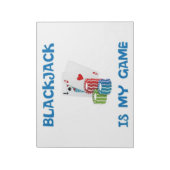 BLACKJACK IS MIJN GAME NOTITIEBLOK (Linkerzijde)