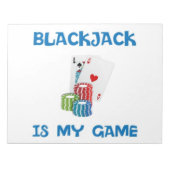BLACKJACK IS MIJN GAME NOTITIEBLOK (Voorkant)