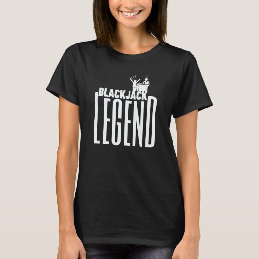 Blackjack Legend  Casino Gambling Blackjack  2 T-shirt (Voorkant)