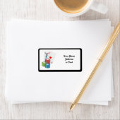 Blackjack met Poker Chips Etiket (Insitu)