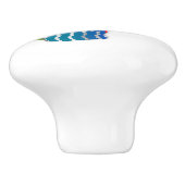 Blackjack met Poker Chips Keramische Knop (Zijkant)