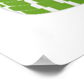 Blackjack met Poker Chips Poster (Hoek)