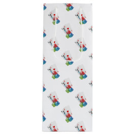 Blackjack met Poker Chips Wijn Cadeautas