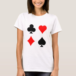 Blackjack/pokerkaarteenheden: Vectorkunst: T-shirt