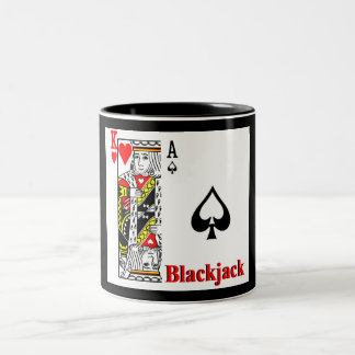 Blackjack Tweekleurige Koffiemok