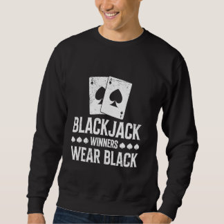 BLACKJACK WINNAARS DRAAG BLACK Funny Blackjack Pla Trui