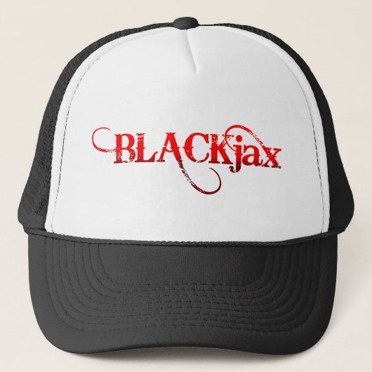 BlackJax Logo Trucker Hat Pet (Voorkant)