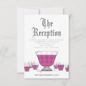 Blackletter-opnamekaart RSVP Kaartje (Voorkant)